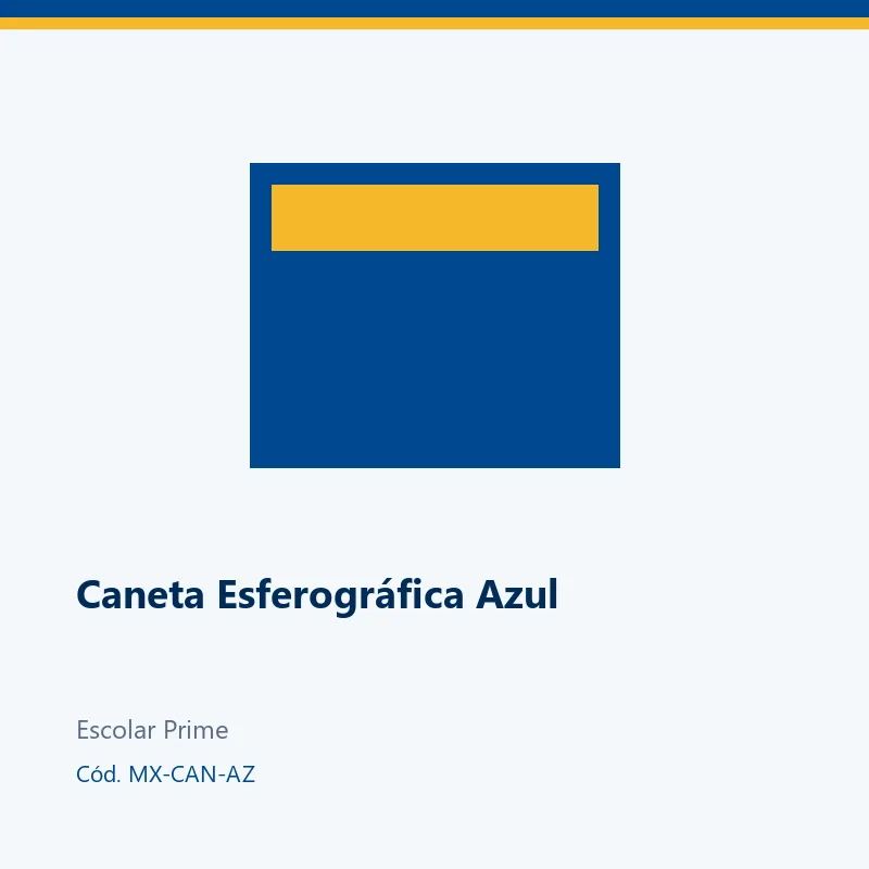 Caneta Esferográfica Azul