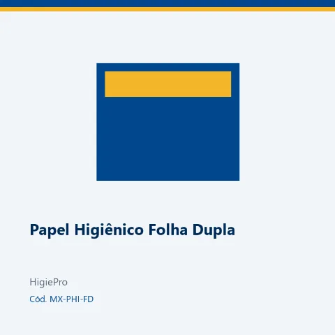 Papel Higiênico Folha Dupla